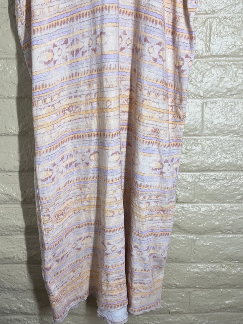 Free People Arizona Tee Midi Tshirt Dress Aztec Multicolor Size XL - Picture 6 of 14